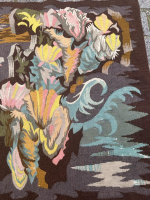 Mid-Century French Modern Aubusson Tapestry by Georges Deveche, 1940s-YMM-1817195