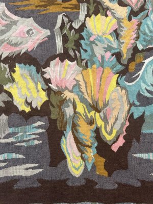 Mid-Century French Modern Aubusson Tapestry by Georges Deveche, 1940s-YMM-1817195