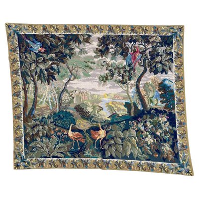 Mid-Century French Needlepoint Tapestry-YMM-1061562