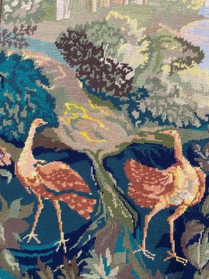 Mid-Century French Needlepoint Tapestry-YMM-1061562