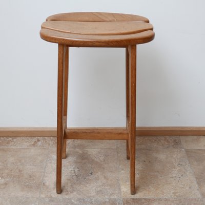 Mid-Century French Oak Bar Stools by Guillerme et Chambron, Set of 3-JRP-996762