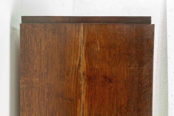 Mid-Century French Oak Desk Cabinet, 1940s-RIU-1356819