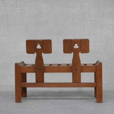 Mid-Century French Oak Guillerme et Chambron Lounge Chairs, Set of 2-JRP-1078337