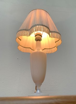 Mid-Century French Opaline Glass Table Lamp from Sevres, 1960s-UAH-1299744