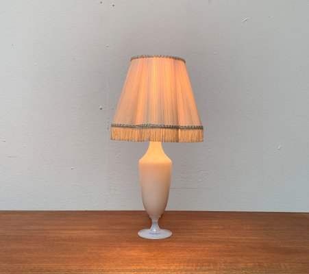 Mid-Century French Opaline Glass Table Lamp from Sevres, 1960s-UAH-1299744