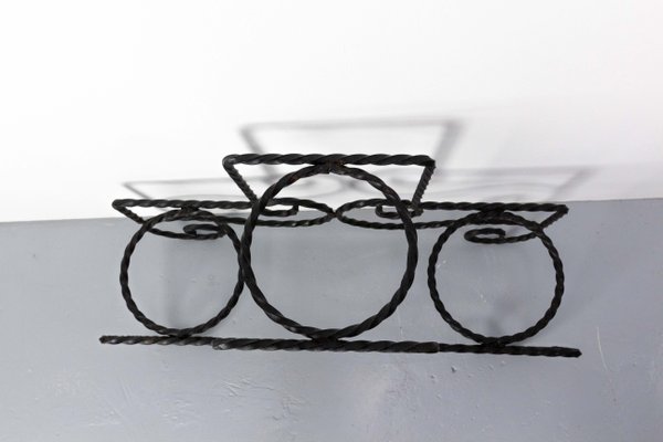 Mid-Century French Plant Holder Wrought Iron, 1960s-RIU-1420995