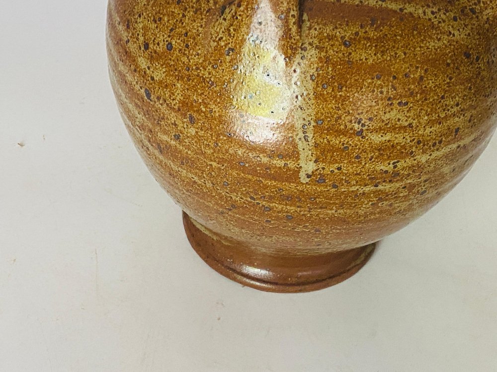 Mid-Century French Provincial Stoneware Pottery Jar