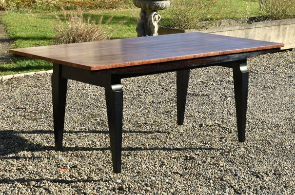 Mid-Century French Rosewood Dining Table-CTD-1228645