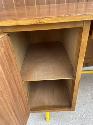 Mid-Century French School Teacher Desk, 1970s-GQM-1718699