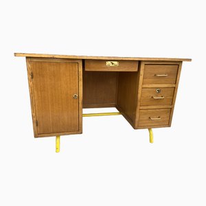 Mid-Century French School Teacher Desk, 1970s-GQM-1718699