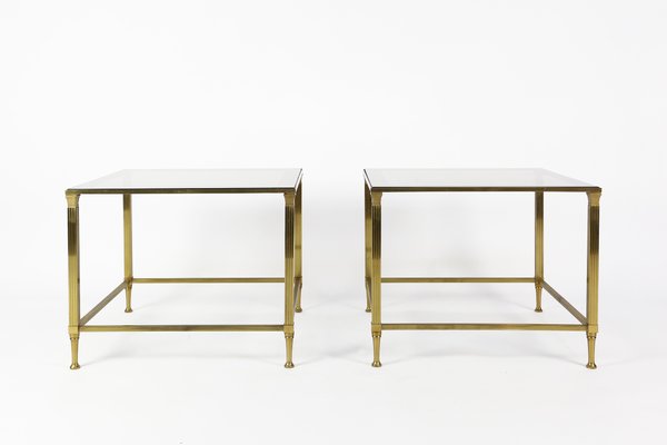 Mid-Century French Side Tables from Maison Jansen, 1950s, Set of 2-UAK-630539