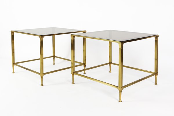 Mid-Century French Side Tables from Maison Jansen, 1950s, Set of 2-UAK-630539