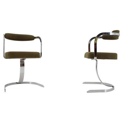 Mid-Century French Space Age Dining Chairs, 1960s, Set of 2-TZ-1362435