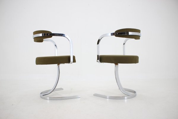 Mid-Century French Space Age Dining Chairs, 1960s, Set of 2-TZ-1362435