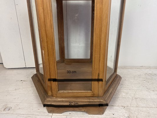 Mid-Century French Teak Wood Vitrine Display Cabinet, 1960s-WZZ-1122034