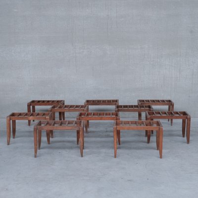 Mid-Century French Wooden Luggage Rack-JRP-1169492