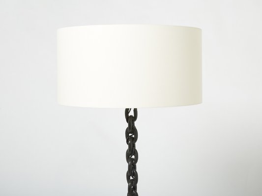 Mid-Century French Wrought Iron Floor Lamp by Jacques Vidal, 1967-YJA-1313252