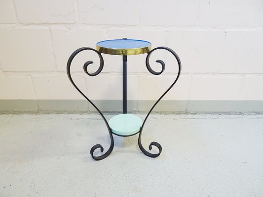 Mid-Century French Wrought Iron Planter, 1950s-POM-540669