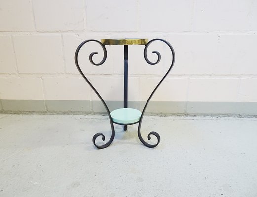 Mid-Century French Wrought Iron Planter, 1950s-POM-540669