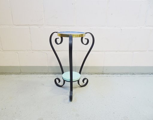 Mid-Century French Wrought Iron Planter, 1950s-POM-540669