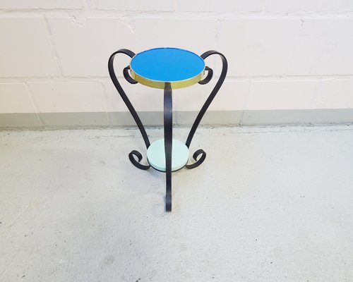 Mid-Century French Wrought Iron Planter, 1950s-POM-540669