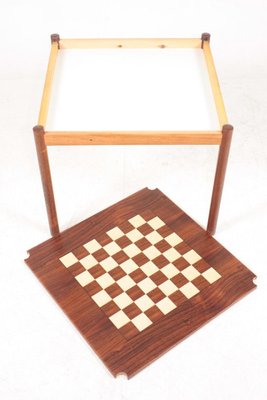 Mid-Century Game Table in Rosewood by Georg Petersen, 1960s-FK-1004706