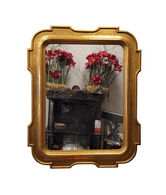 Mid-Century Garibaldino Mirror, Lombardo, Italy-NUC-1756512