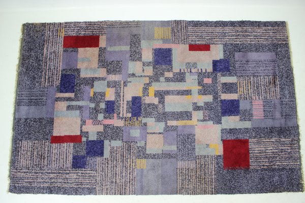 Mid-Century Geometric Carpet, 1950s-TZ-551808