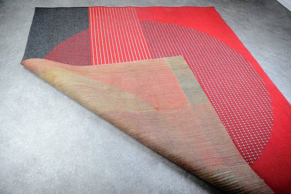 Mid-Century Geometric Rug from Krásná Jizba, 1960s-VHD-712692