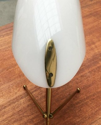 Mid-Century German Acryl and Brass Tripod Table Lamp from Cosack, 1960s, Set of 2-UAH-2036172