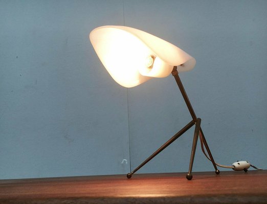 Mid-Century German Acryl and Brass Tripod Table Lamp from Cosack, 1960s, Set of 2-UAH-2036175