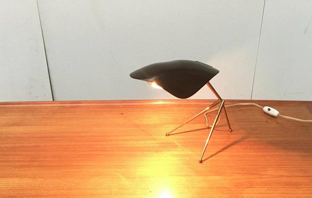 Mid-Century German Acryl and Brass Tripod Table Lamp from Cosack, 1960s, Set of 2-UAH-2036175