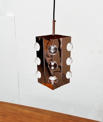 Mid-Century German Acryl and Copper Pendant Lamp from Cosack, 1960s-UAH-1750034