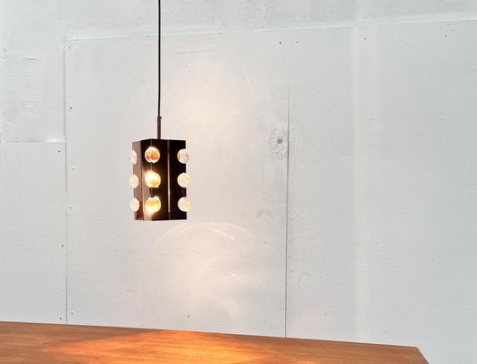 Mid-Century German Acryl and Copper Pendant Lamp from Cosack, 1960s-UAH-1750034