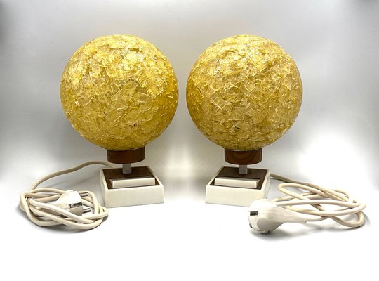 Mid-Century German Bedside Table Lamps, 1960s, Set of 2-ZCY-1740641