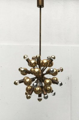 Mid-Century German Brass Atomic Ceiling Pendant Lamp by Dorothee Becker for Cosack, 1970s-UAH-1799619