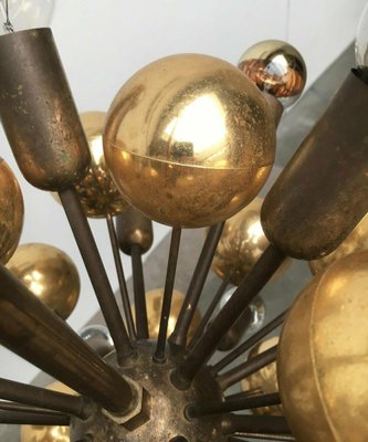 Mid-Century German Brass Atomic Ceiling Pendant Lamp by Dorothee Becker for Cosack, 1970s-UAH-1799619