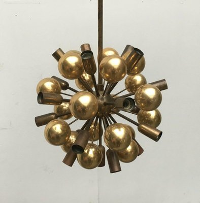 Mid-Century German Brass Atomic Ceiling Pendant Lamp by Dorothee Becker for Cosack, 1970s-UAH-1799619