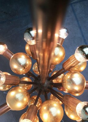 Mid-Century German Brass Atomic Ceiling Pendant Lamp by Dorothee Becker for Cosack, 1970s-UAH-1799619