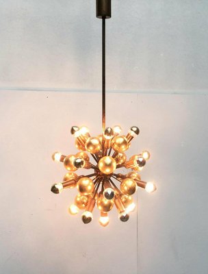 Mid-Century German Brass Atomic Ceiling Pendant Lamp by Dorothee Becker for Cosack, 1970s-UAH-1799619