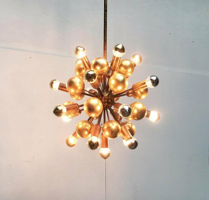 Mid-Century German Brass Atomic Ceiling Pendant Lamp by Dorothee Becker for Cosack, 1970s-UAH-1799619