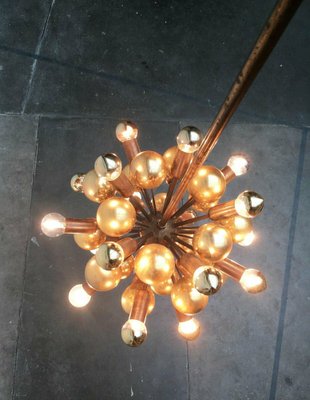 Mid-Century German Brass Atomic Ceiling Pendant Lamp by Dorothee Becker for Cosack, 1970s-UAH-1799619