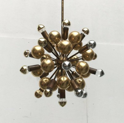 Mid-Century German Brass Atomic Ceiling Pendant Lamp by Dorothee Becker for Cosack, 1970s-UAH-1799619