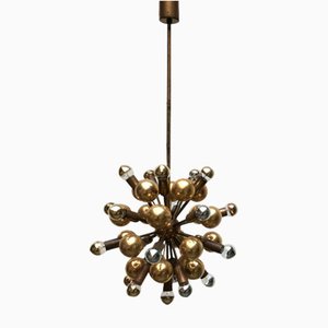 Mid-Century German Brass Atomic Ceiling Pendant Lamp by Dorothee Becker for Cosack, 1970s-UAH-1799619