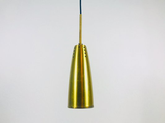 Mid-Century German Brass Pendant Lamp, 1950s-PUK-566935