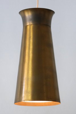 Mid-Century German Brass Pendant Lamp, 1950s-WPT-563864