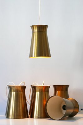 Mid-Century German Brass Pendant Lamp, 1950s-WPT-563862