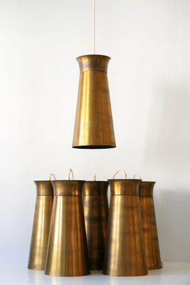 Mid-Century German Brass Pendant Lamp, 1950s-WPT-563864