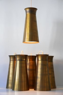 Mid-Century German Brass Pendant Lamp, 1950s-WPT-563864