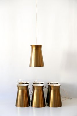 Mid-Century German Brass Pendant Lamp, 1950s-WPT-563862